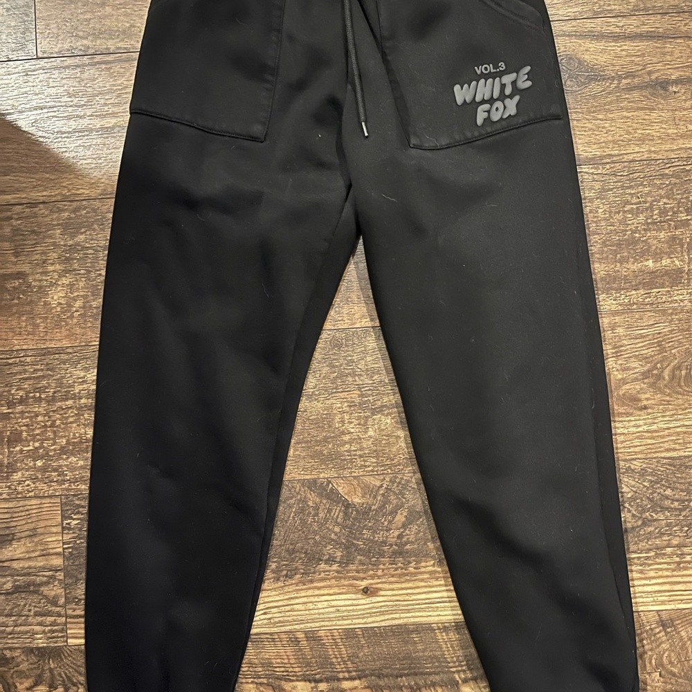 White Fox black womens xxs sweatpants
